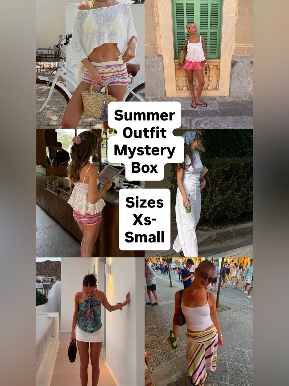 Summer outfit mystery box XS-Small 6 pieces